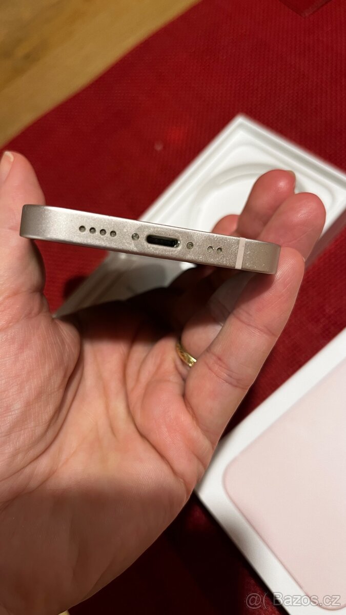 Prodám růžový iPhone 13mini 128GB-top stav - 6