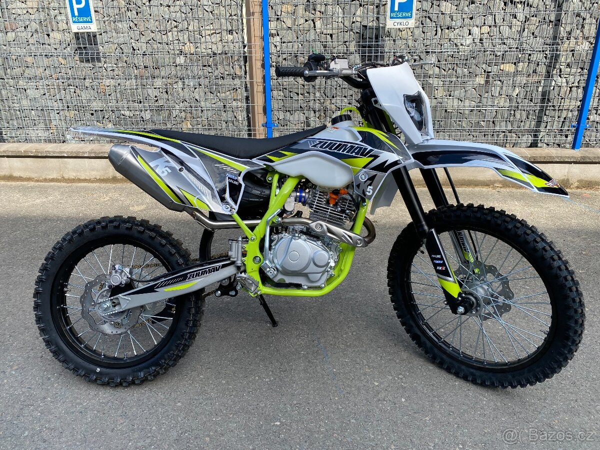 Pitbike Zuumav K5 250cc 21/18 - zelená - 6