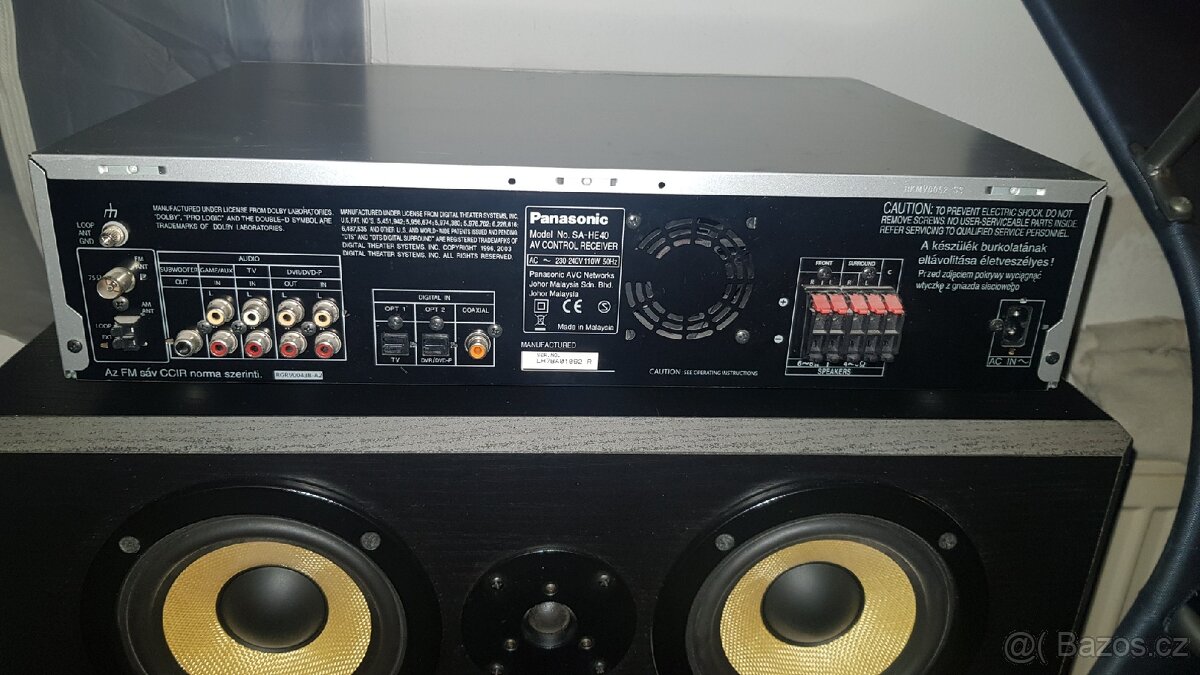 Sloupové repro a receiver Panasonic - 6
