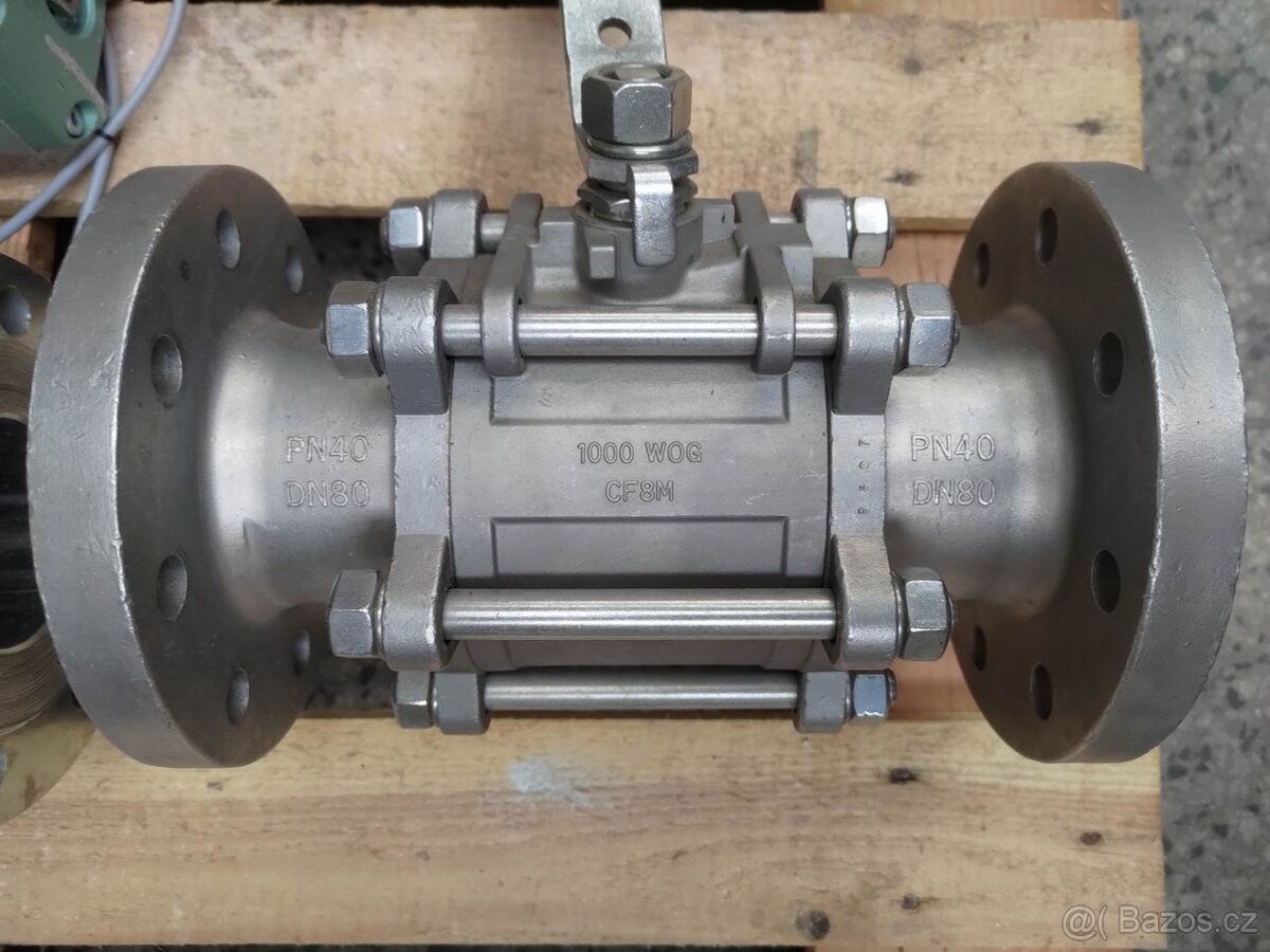 Nerezové ventily DN80 - 6