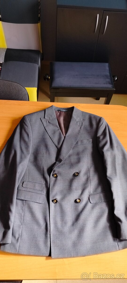 Pánský oblek+ 2 kosile TOP stav 1x nošený - 6
