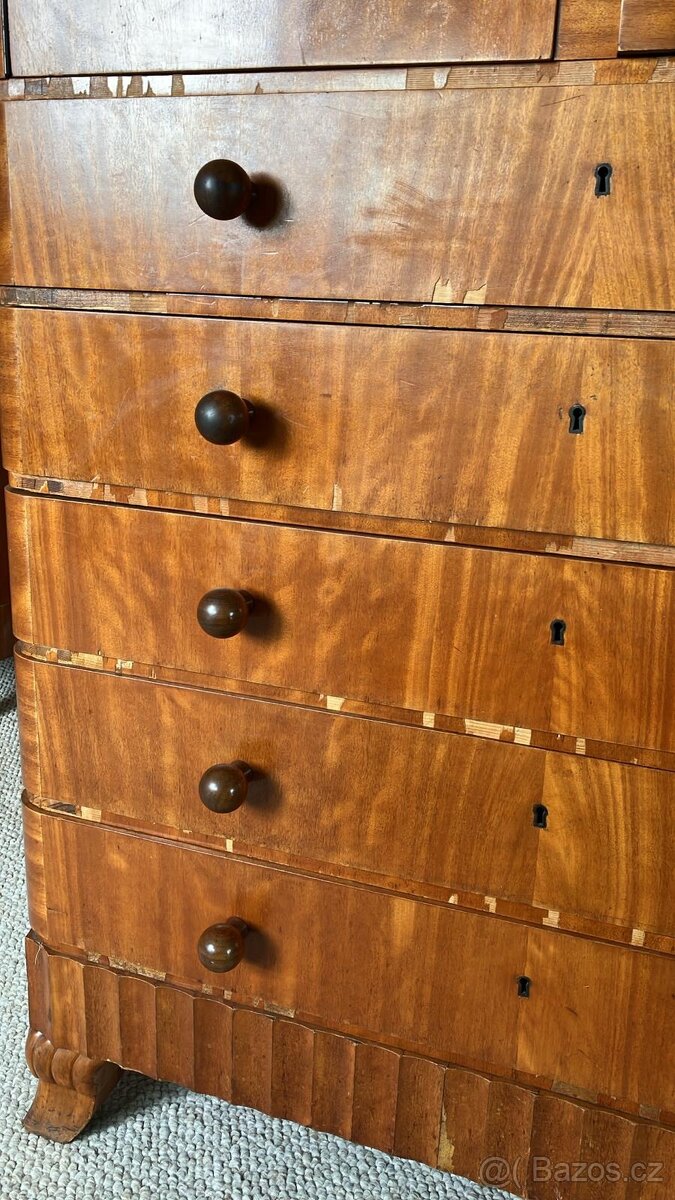 Prodám starožitný nábytek, masivní dřevo - 6