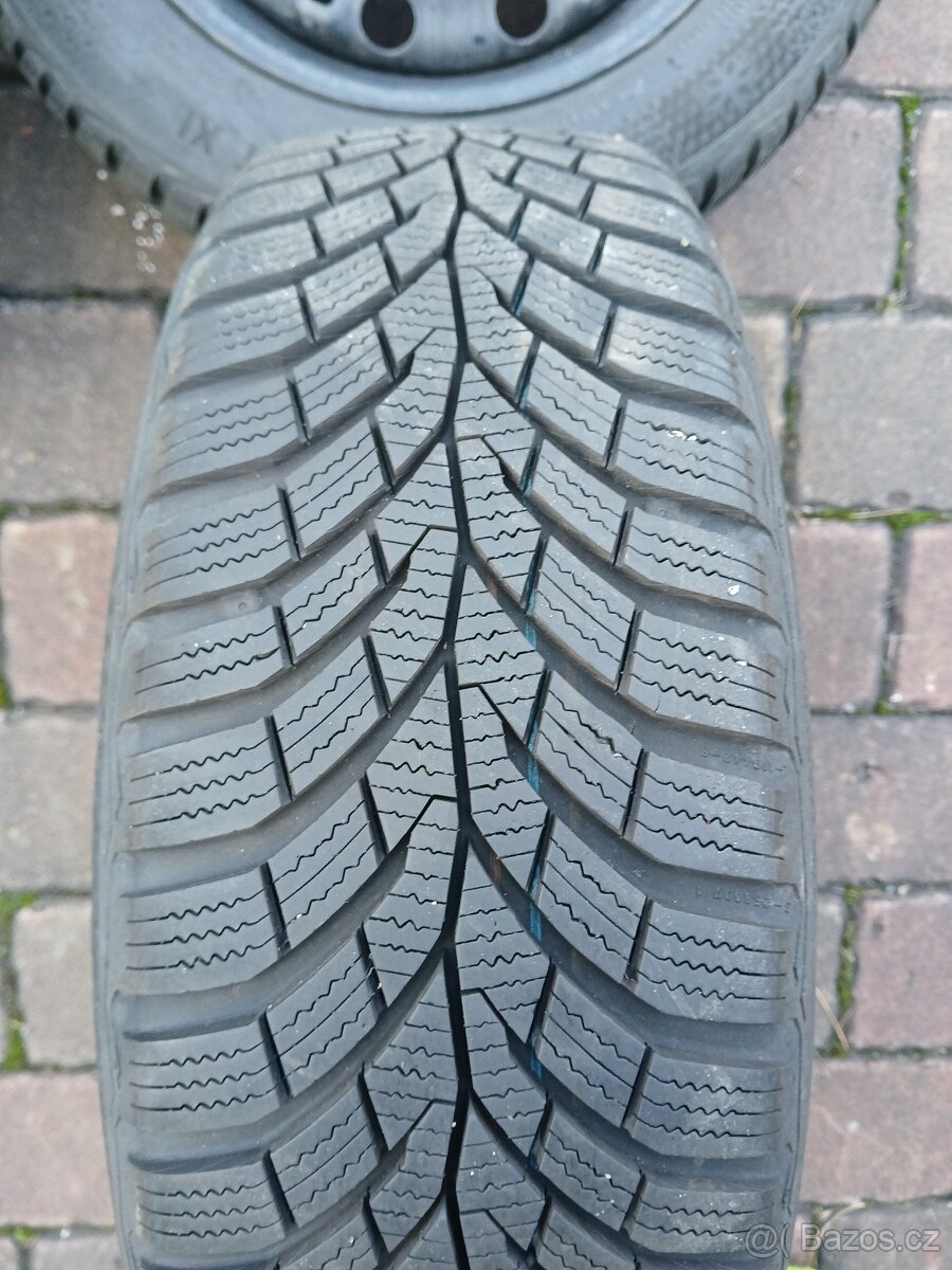 Plechová kola,sada,5x100,ET38,CONTINENTAL,185/60 R15,9/7,5mm - 6