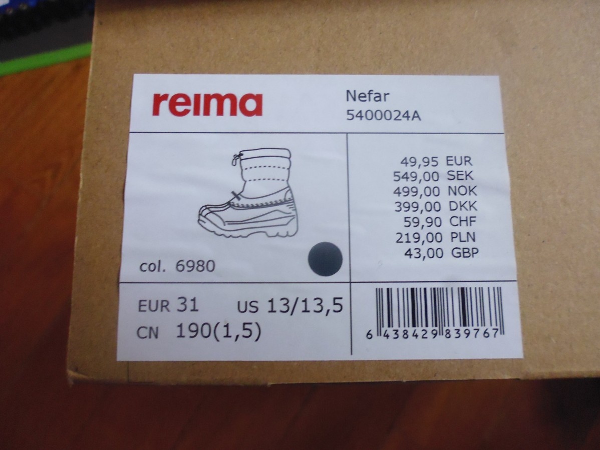 Zimní dětské boty Reima Nefar - vel. 31 - 6