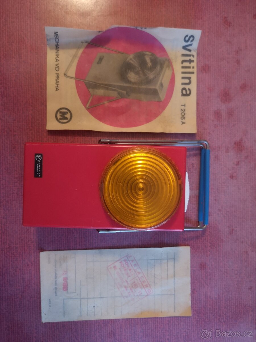 Stará retro svítilna, baterka Star - 6