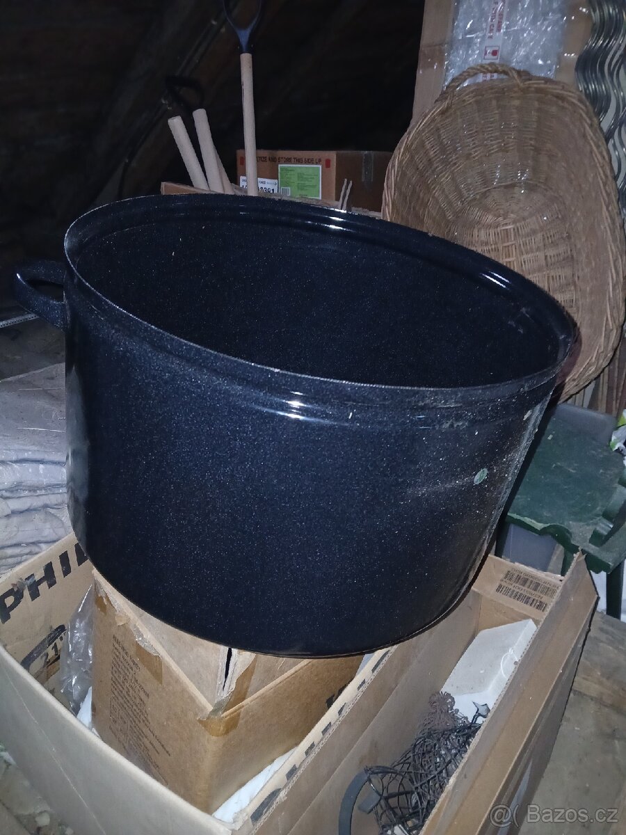 Velké smaltované hrnce - 6