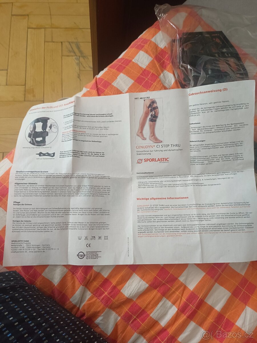 Kolenní ortézy Sporlastic - 6