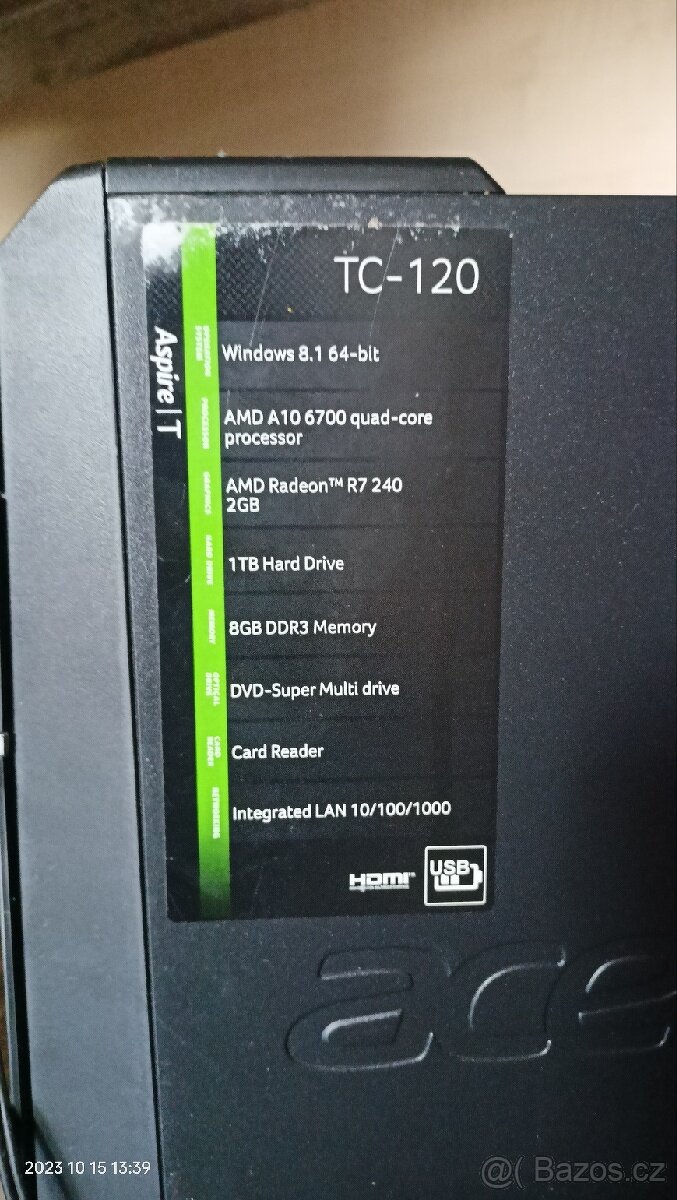 Acer DAA78L/KARA_MB + AMD A10 6700 + 16GB DD3 - 6