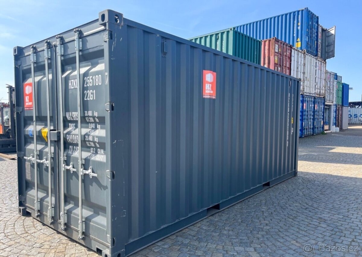 Skladový kontejner 20' - ČESKÁ TŘEBOVÁ - RAL 7016 - 6