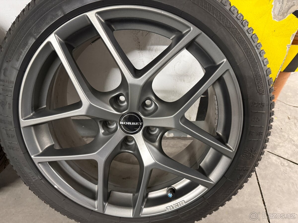 Borbet Y Titan 8Jx18 5x112, ET37 + zimni sada - 6