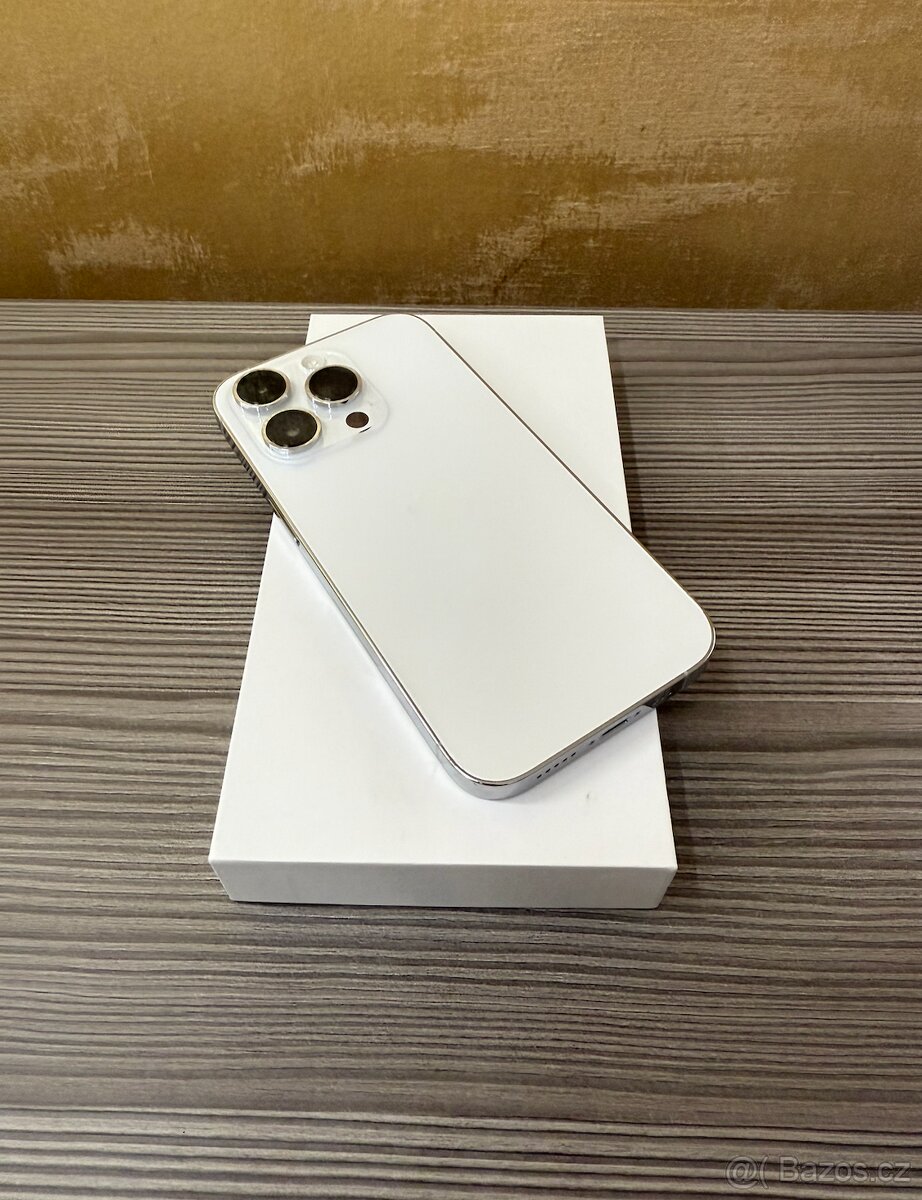 Apple iPhone 14 Pro 256GB stříbrná, Top stav, baterie 100% - 6