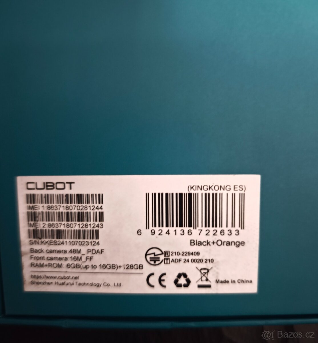 Mobilní telefon Cubot King Kong ES 6GB/128GB 5G záruka - 6