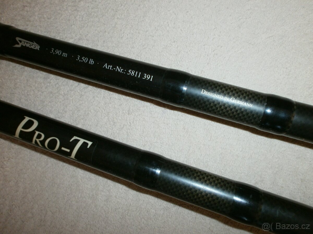 Prodám 2 pruty SEANGER BLACK TeleCarp Pro-T - 6