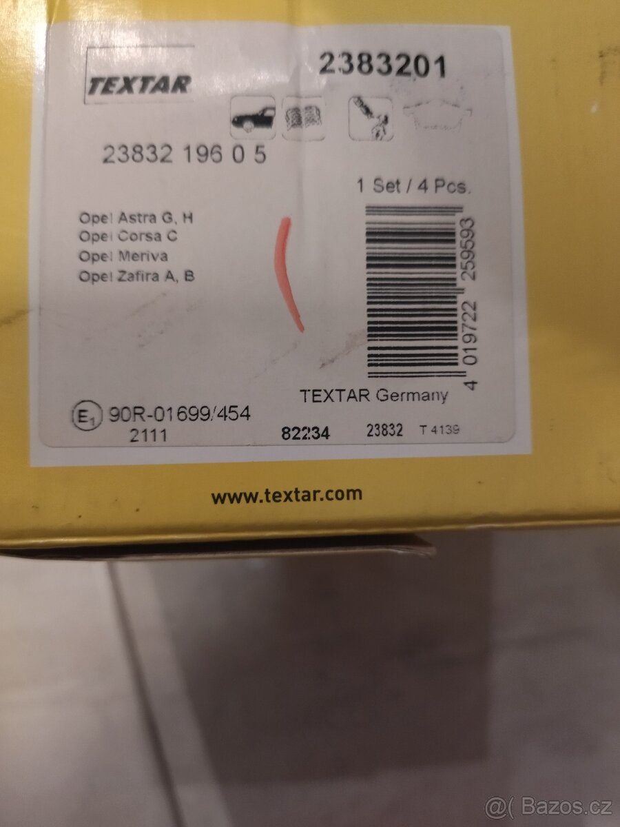 brzdové destičky OPEL - 6