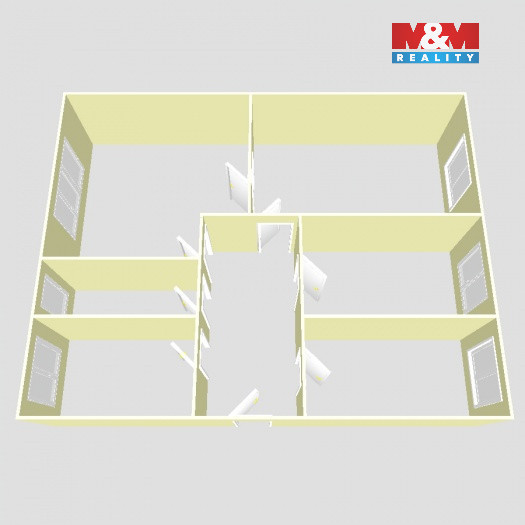Prodej bytu 4+1, 84 m², Litvínov, ul. Hamerská - 6