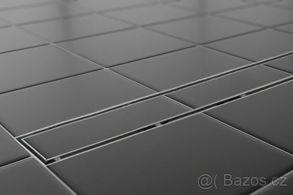 Sprchový podlahový odtokový nerezový koupelnový žlab - 6