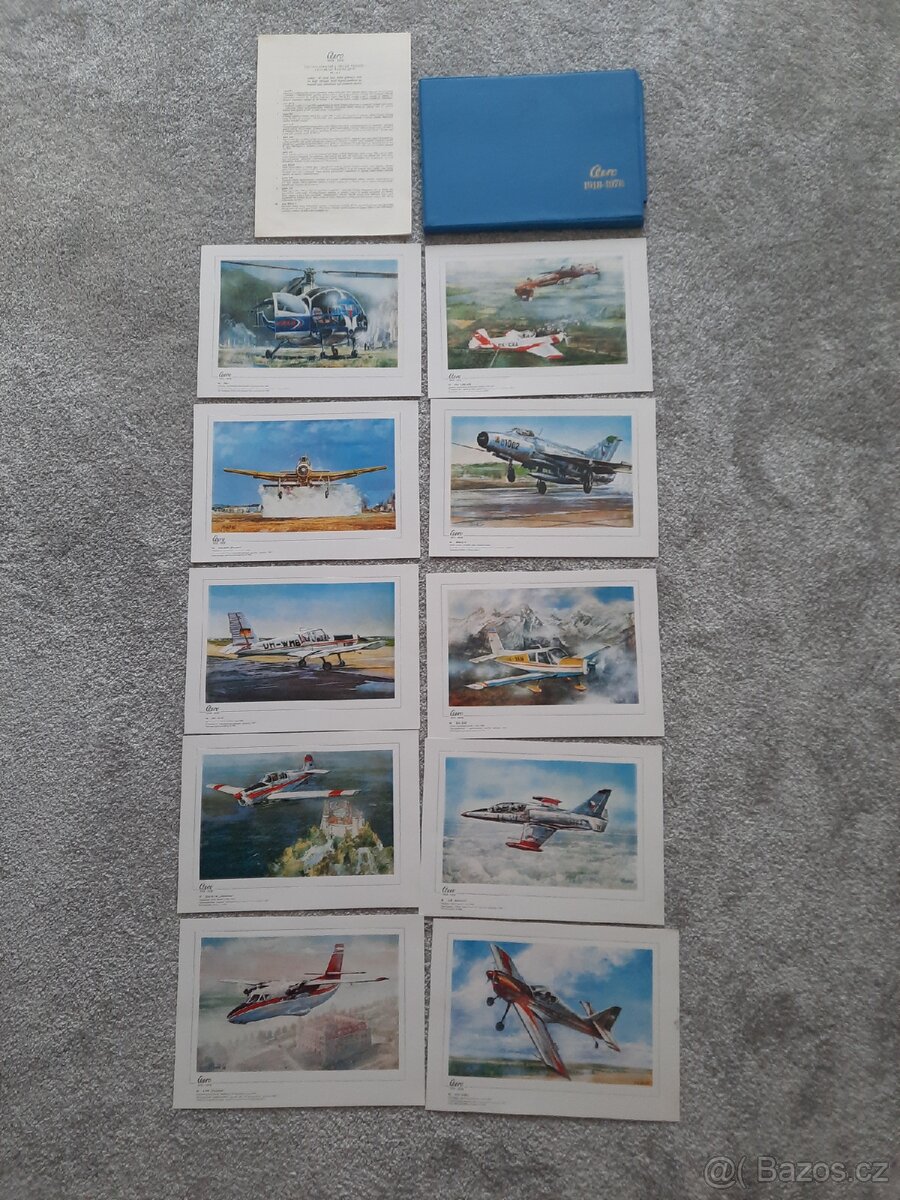 AERO 1918-1978 soubor obrazů 50ks Nové - 6