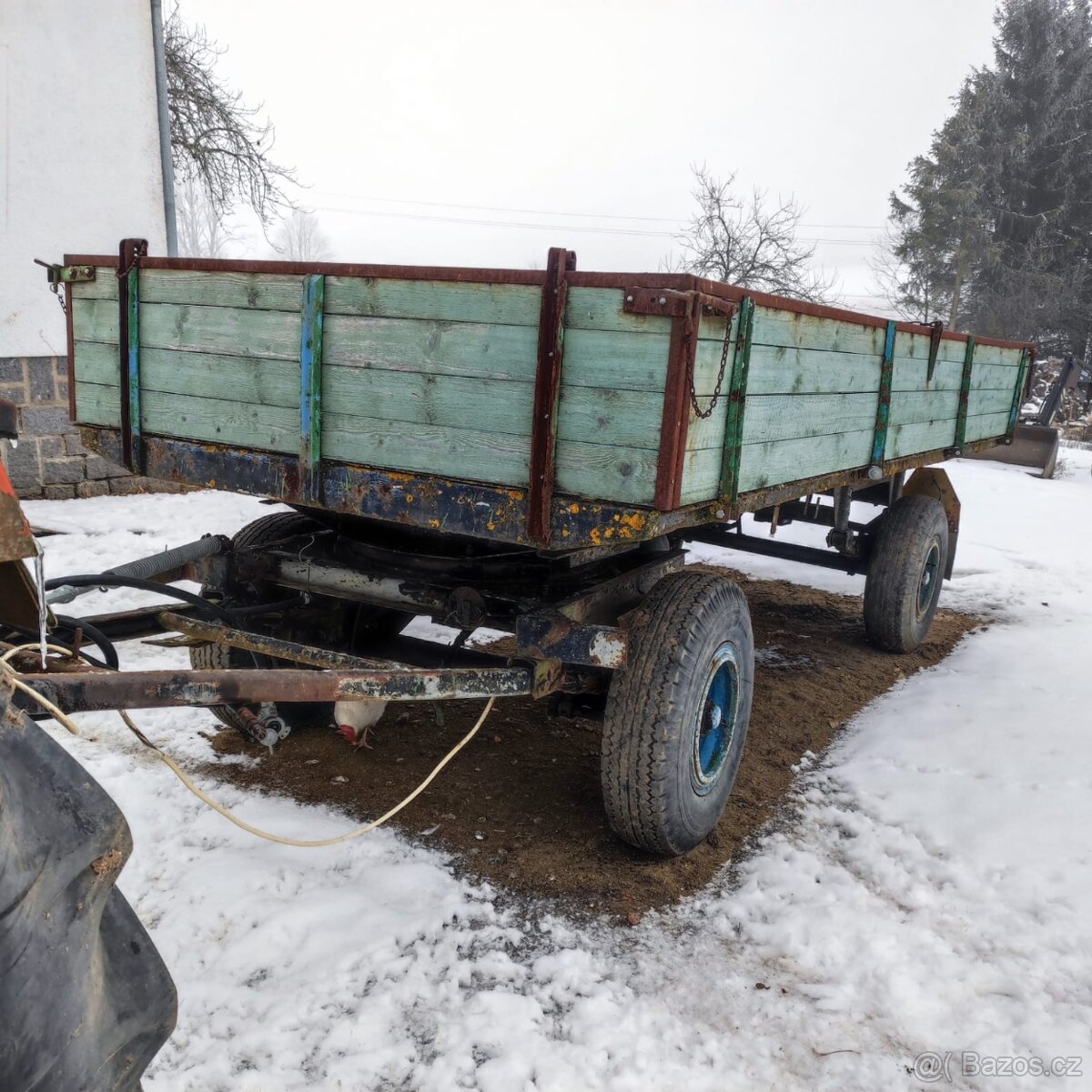 Traktor s čelňákem a valník 7t - 6
