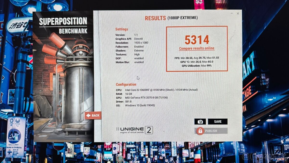 GPU MSI RTX 2070 ARMOR 8GB - 6