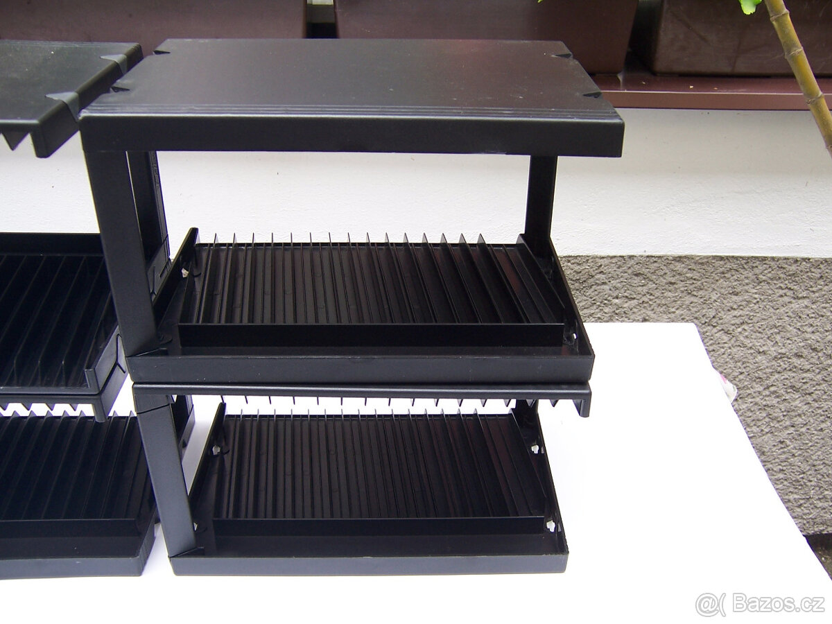 stojany na CD a DVD, retro - 6