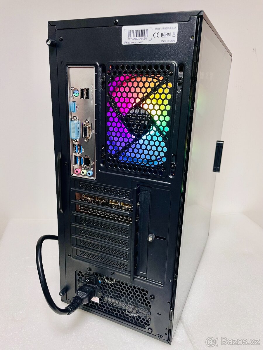 Herní PC: AMD Ryzen 3600/ 32GB/ RTX 2060S 8GB/ WIN11/ Záruka - 6