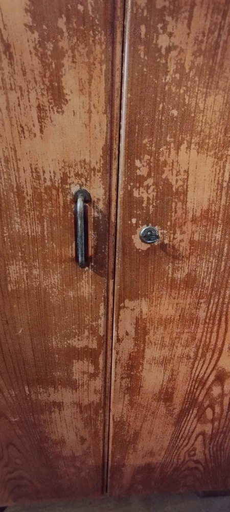 Retro šatní skříň 50./60. léta – k renovaci - 6