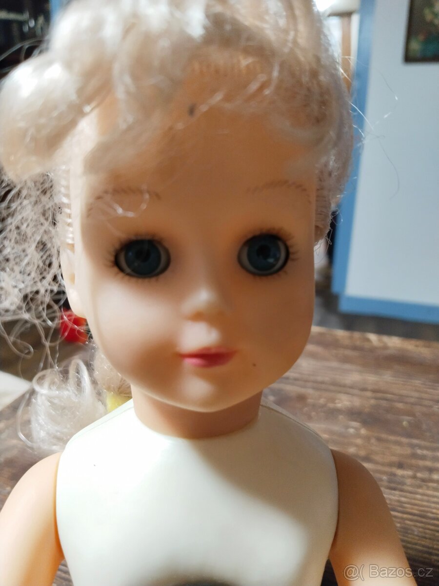 Retro panenka, velká 40 cm,panenka - 6