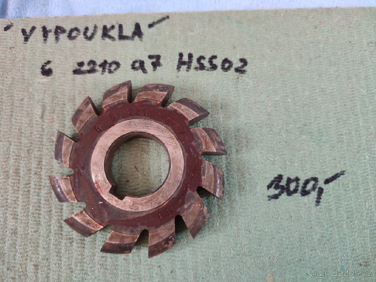 Fréza půlkruhová vypouklá - 6