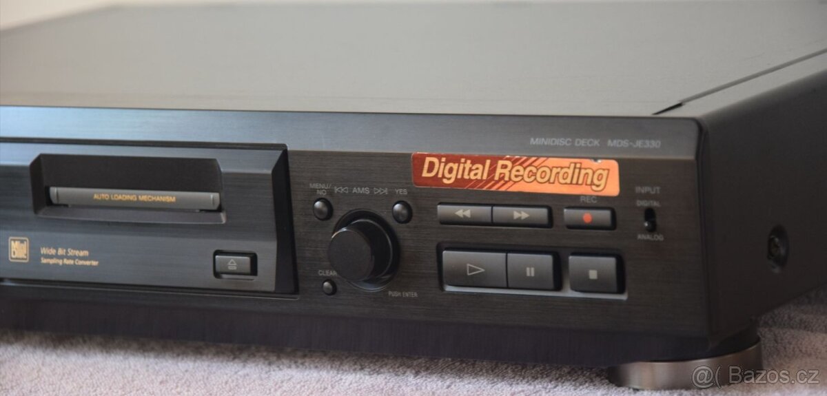 Minidisc deck SONY MDS-JE330 + 10x MD TDK, manuál - 6