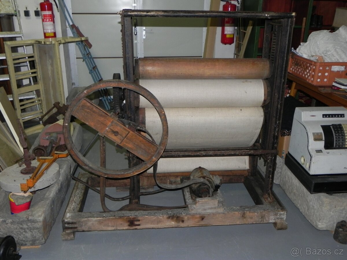 Starý mandl FR. Bárta specielní výroba všech druhů mandlů Pr - 6