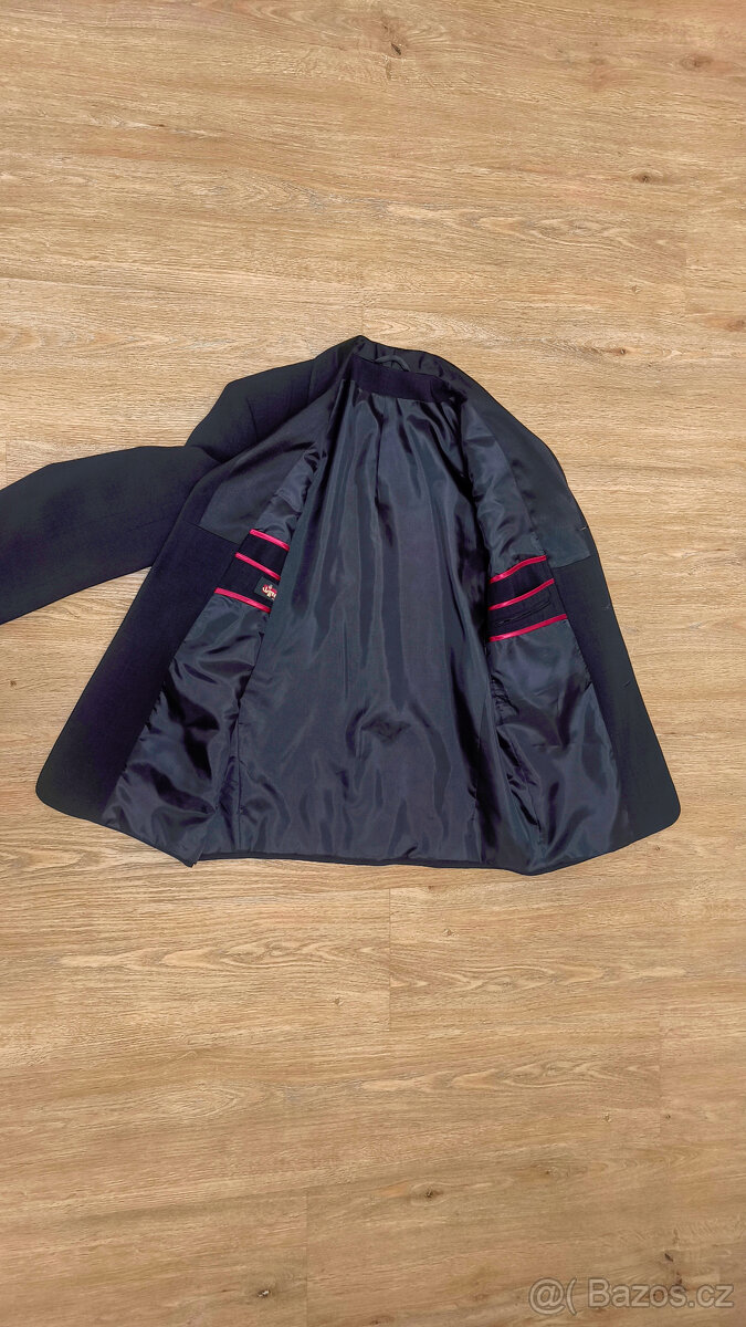 Společenský oblek, sako, vesta, kalhoty vel. 48 - 6