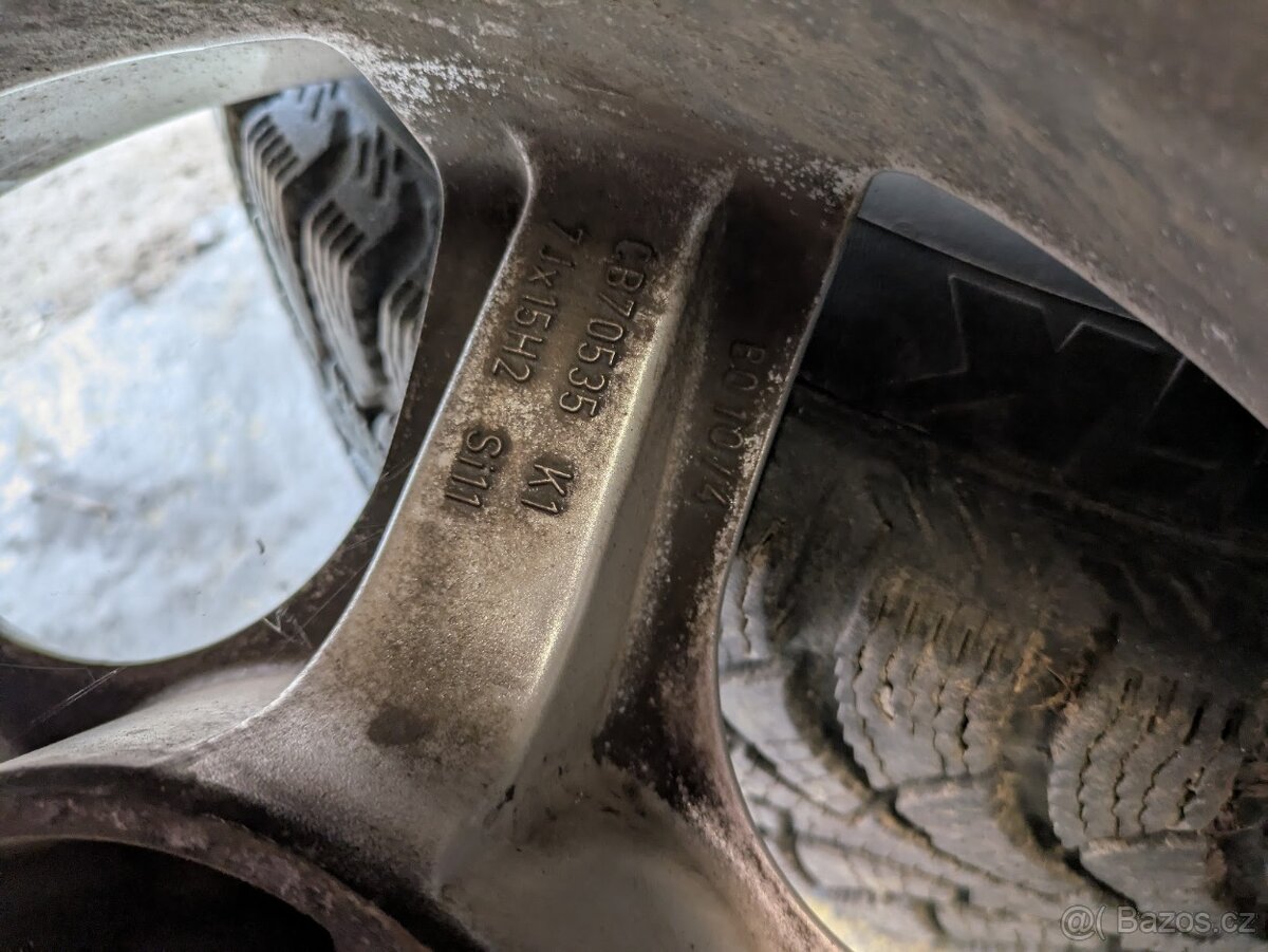 195/65/15 Vraník Everest nové + BORBET ALU KOLA 15" 4×108 - 6