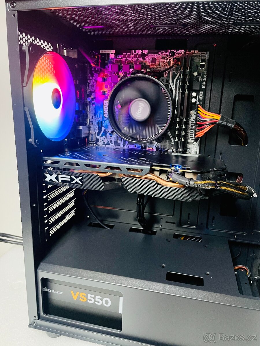 Herní PC: AMD Ryzen 5/ 16GB/ RX-580 8GB/ SSD+HDD/ W11/záruka - 6