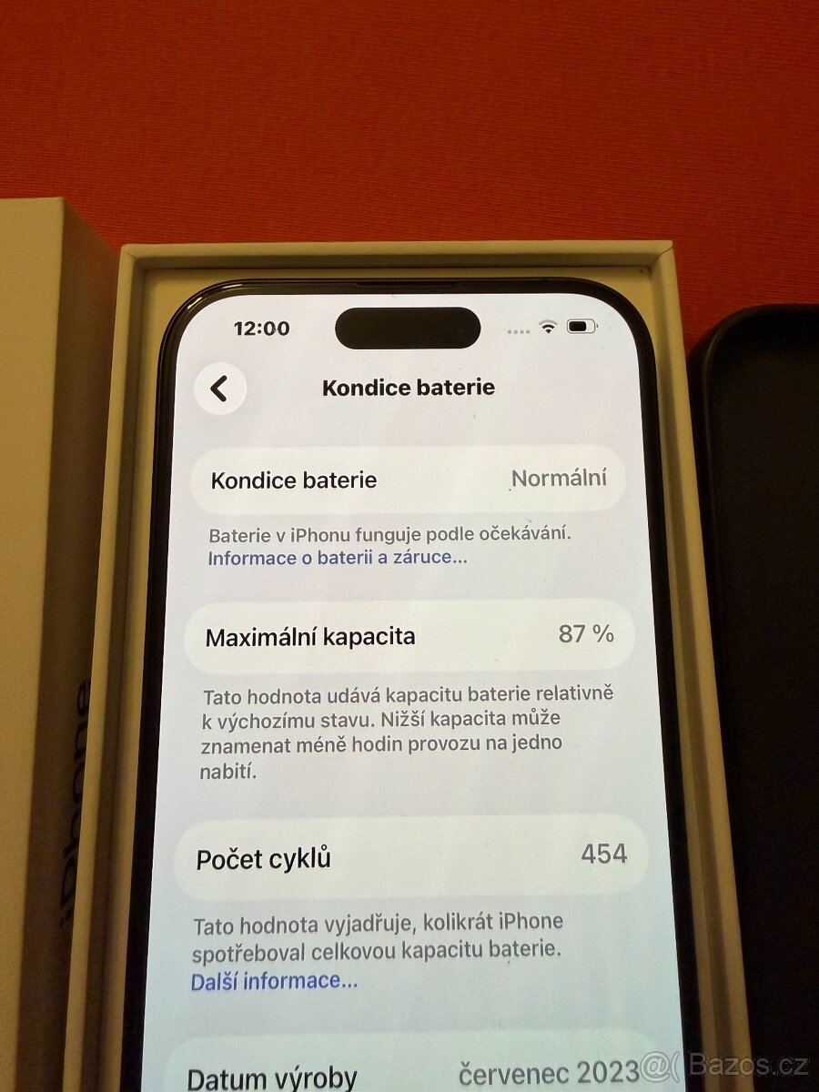 iPhone 15 Pro 256 Gb black titanium,krabice,kryt,sklo..Top - 6