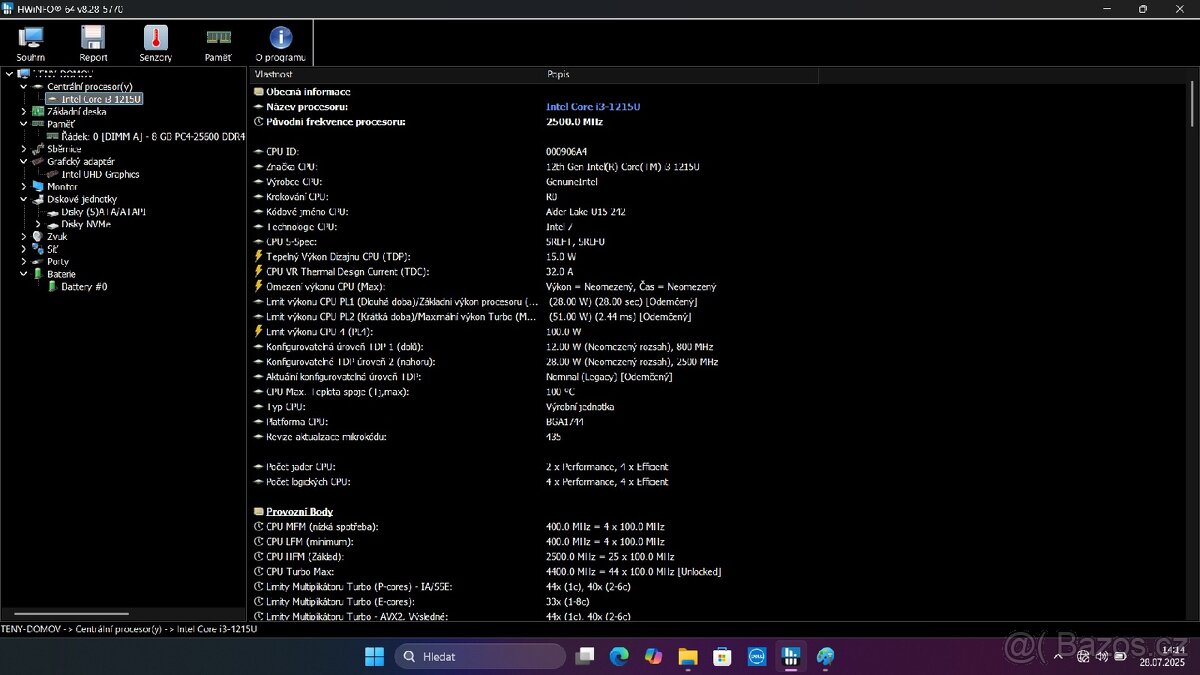 Notebook Dell Vostro 15 (3520) (VY12F) - 6