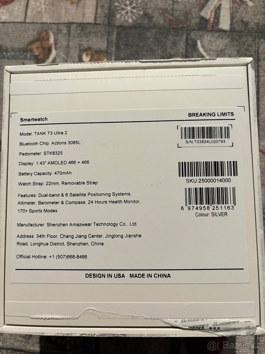 Chytré hodinky Kospet tank t3 ultra 2 - 6