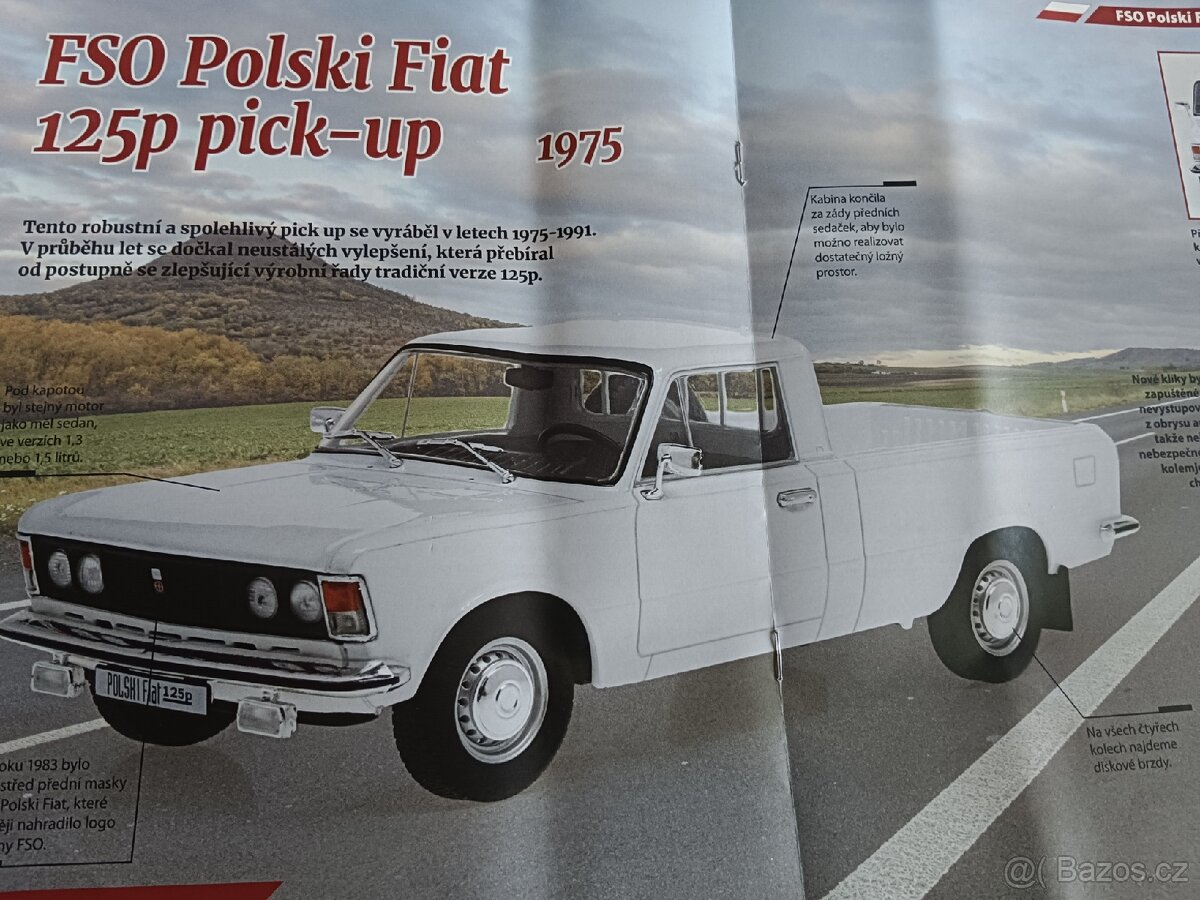 Polský Fiat 125 p pick-up FSO, DeAgostini - 6