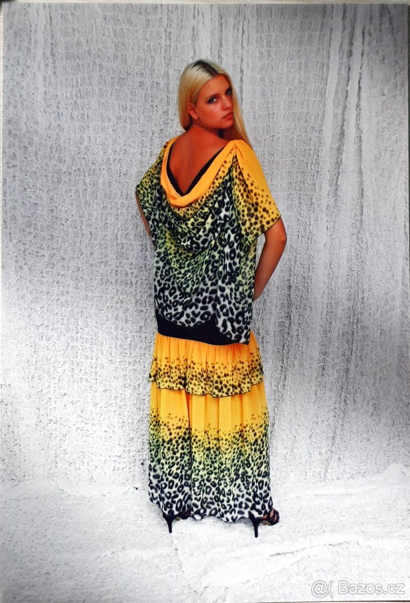 Šaty s falešnou perelínkou - 6