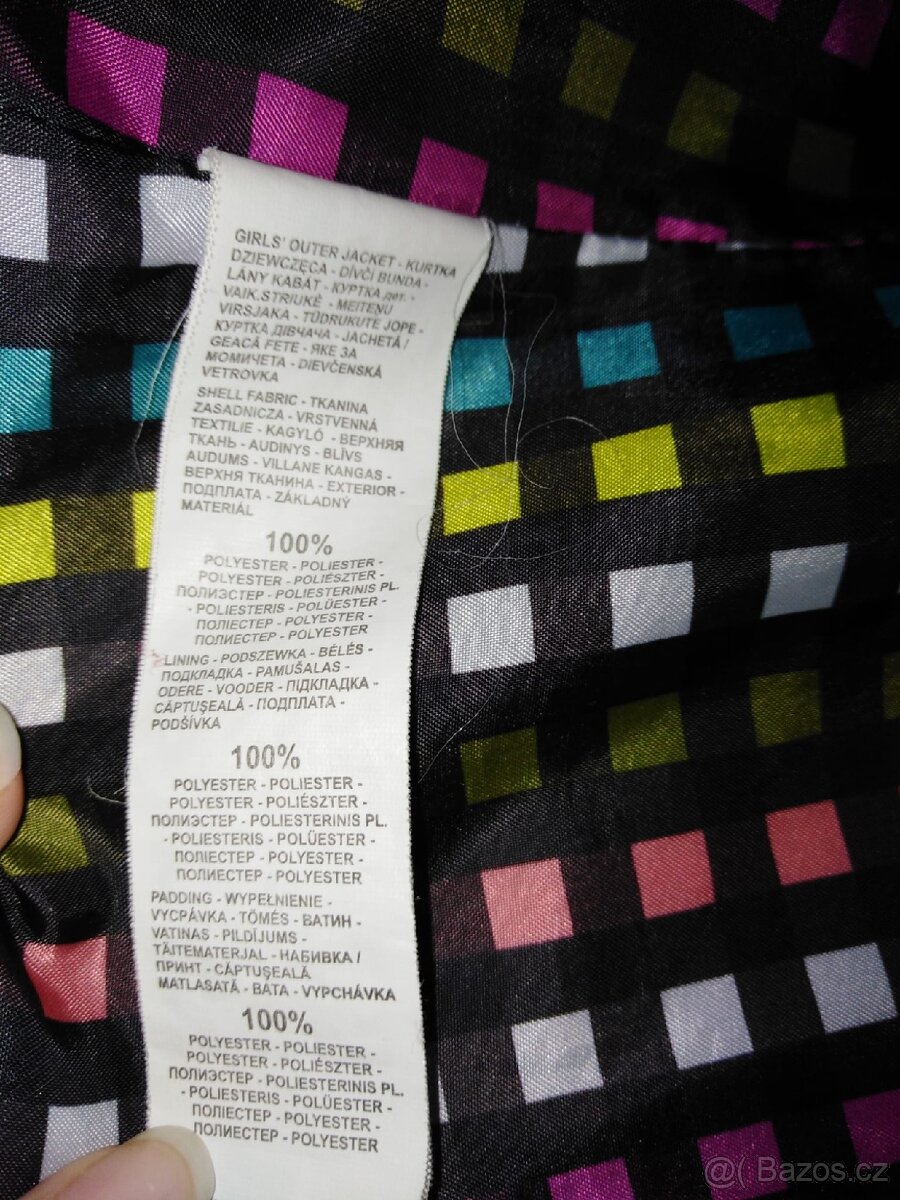 Dívčí černá podzim. bunda Reserved, vel.: 134 - 6
