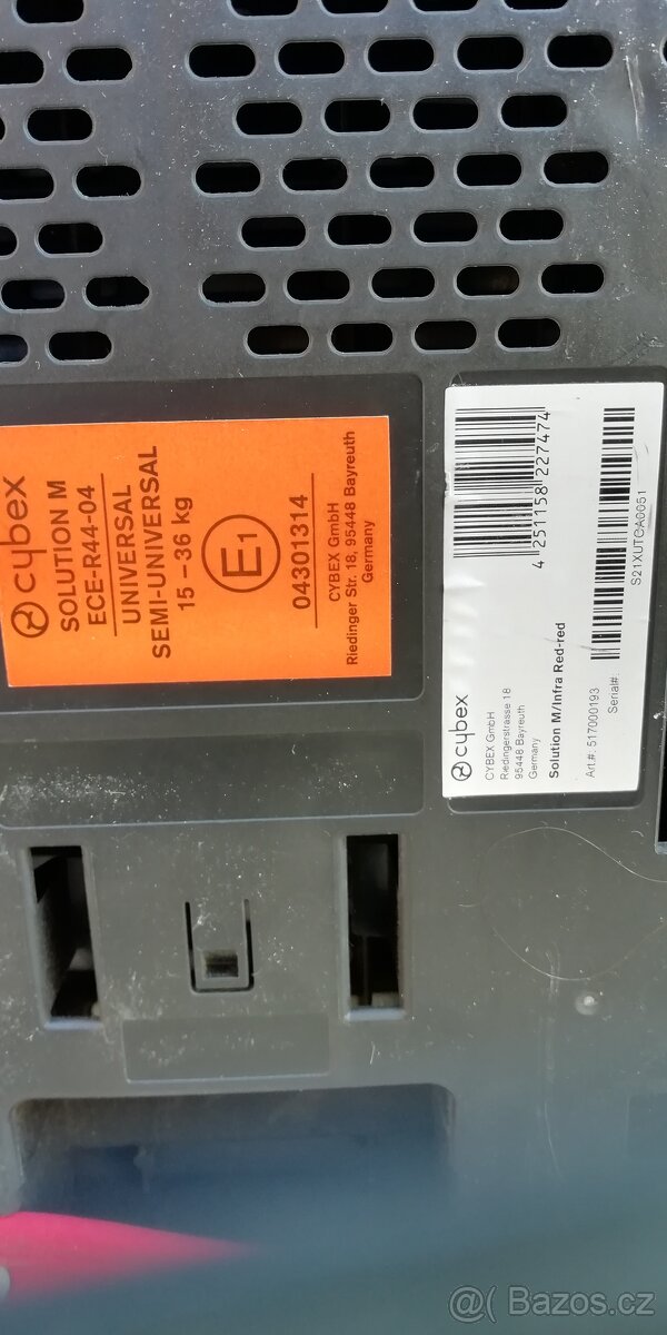 Polohovací autisedačka Cybex GOLD 15–36 kg - 6