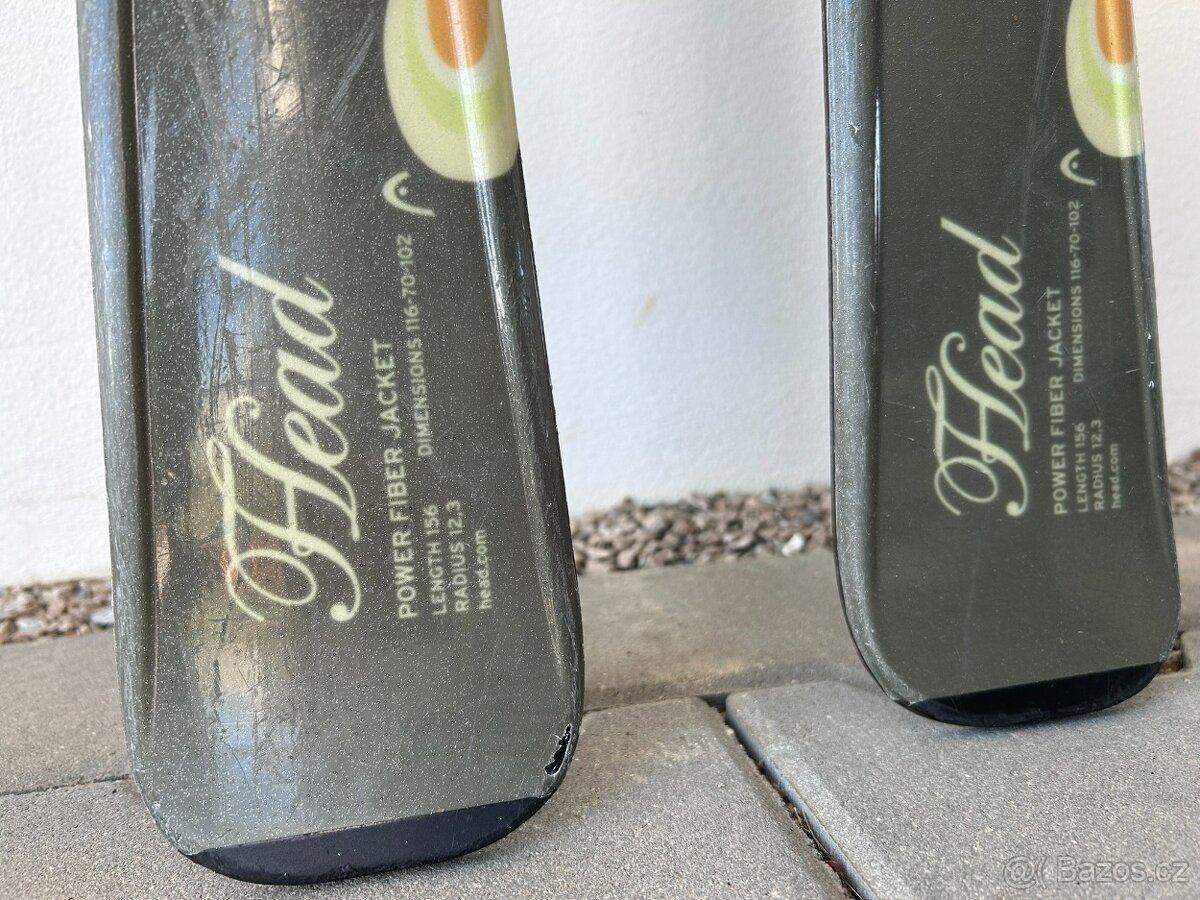 Dámské lyže Head, hůlky, přilba + brýle, kukla. - 6