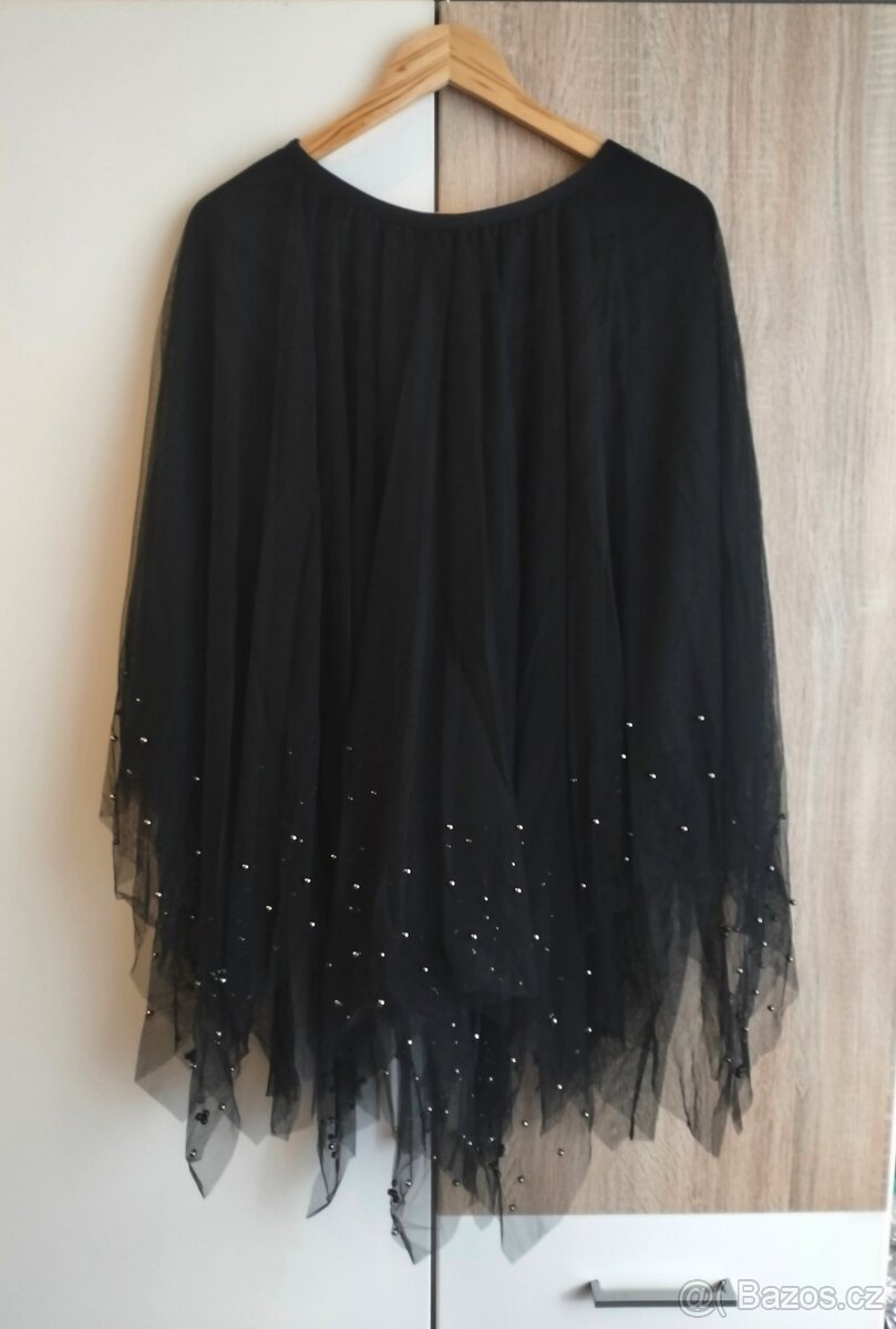 Nová dámská černá asymetrická sukně - 6