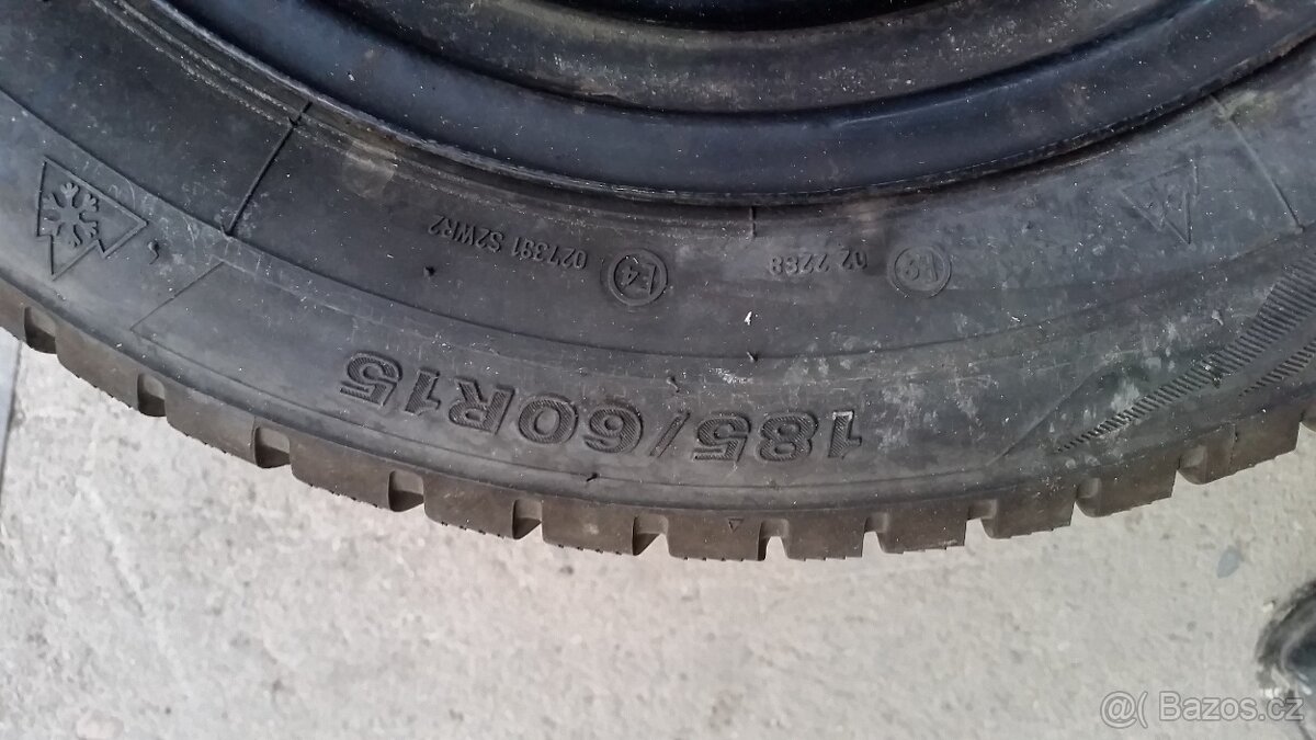 zimni kola - 4x 185/60 R15 - 6