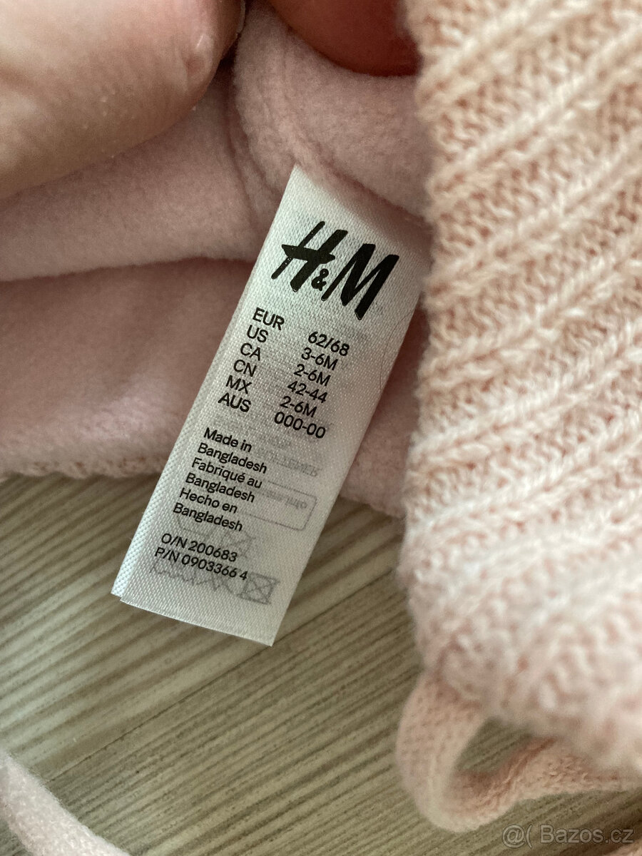 Lindex vánoční souprava body+sukně + čepice H&M, v. 68 NOVÁ - 6