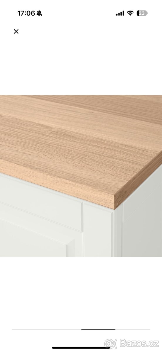 TV stolek na zeď s dřevěnou deskou - 6