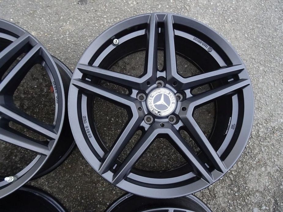 Alu disky černé Mercedes GLC, 18", 5x112, ET 38, šířka 8J - 6