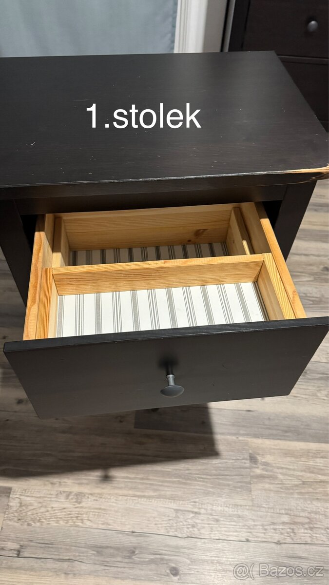 Noční stolky IKEA HEMNES – 2 ks - 6