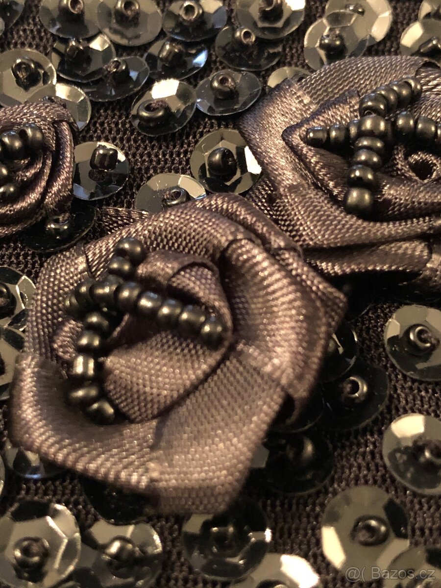 Dámské černé luxusní tílko - 6