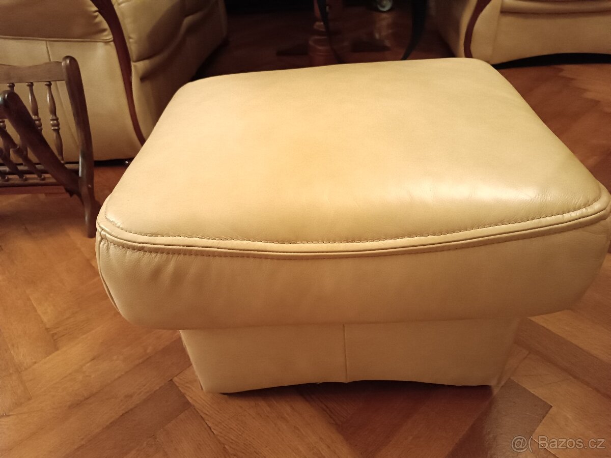 Kožená sedací souprava. - 6