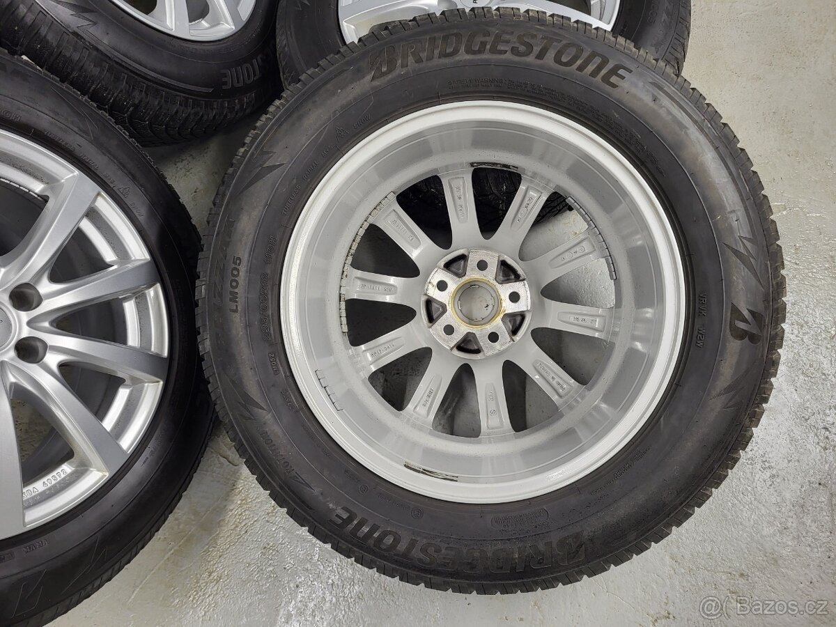 Alu kola 18" Platin 5x112 Touareg Audi Q7 zimní pneu 6-7mm - 6